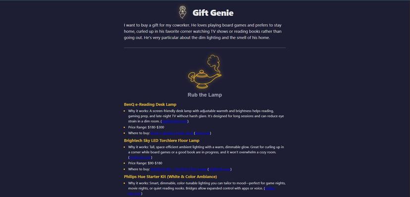 AI Gift Advisor